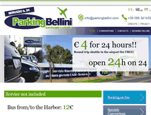 Tablet Screenshot of parkingbellini.com